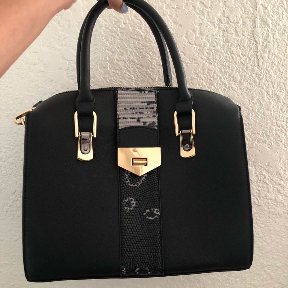 Brand new snake skin print bag